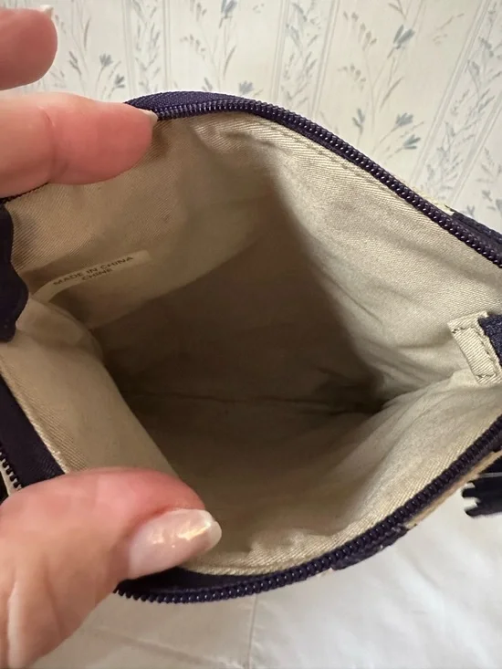 Coach Purple and Cream Zebra-Print Crossbody - Picture 12 of 12